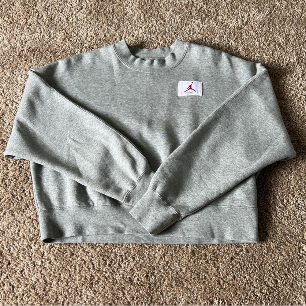 Jordan Gray Crew Neck Sweater